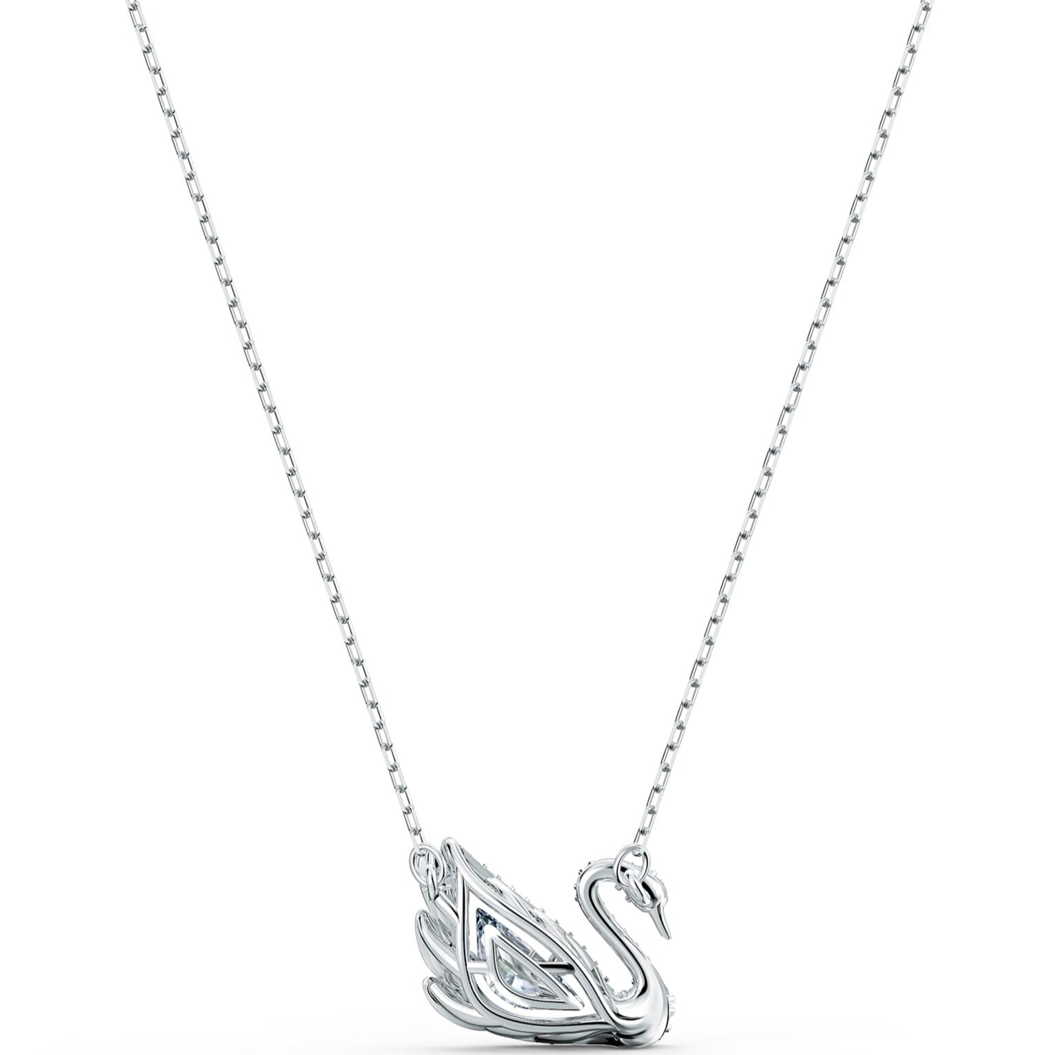 Gümüş Swan Kolye